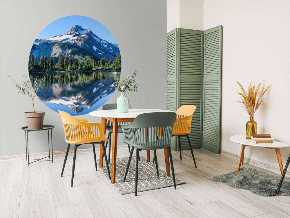 Photo fond d'écran montagnes de neige