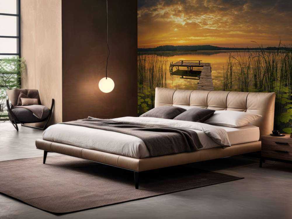 Lever du soleil sur le lac