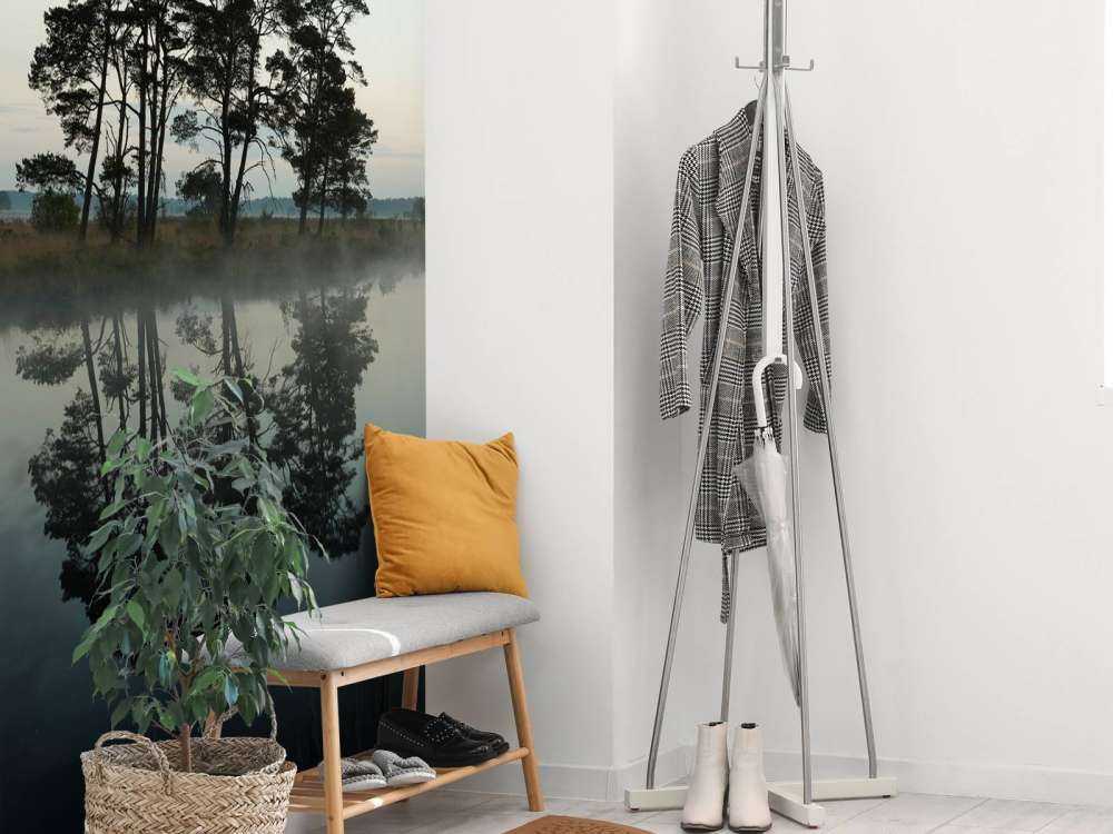 Les arbres le long des forêts