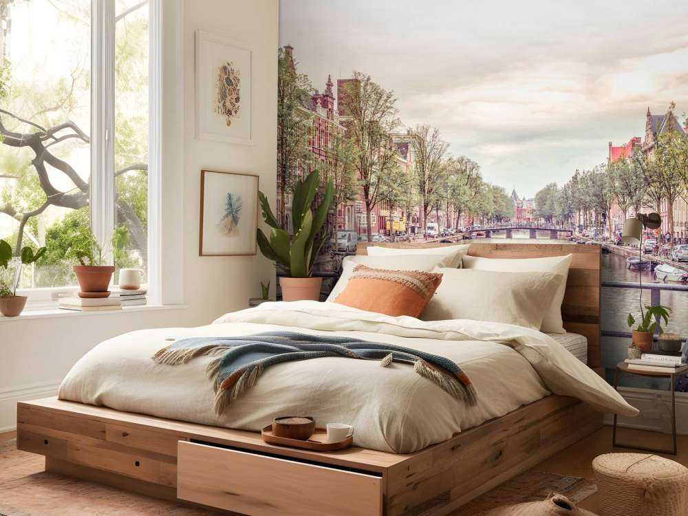 Amsterdam sous les nuages