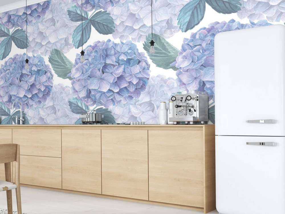 Rosée sur les Hortensias