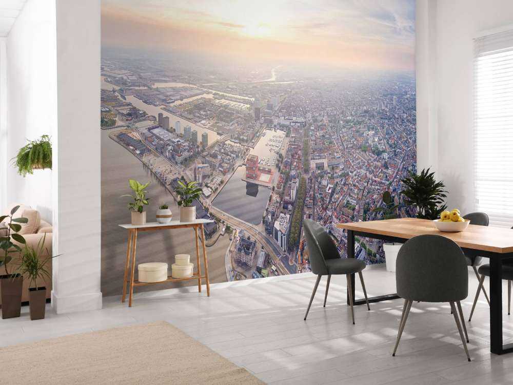 Photo aérienne Escaut Anvers