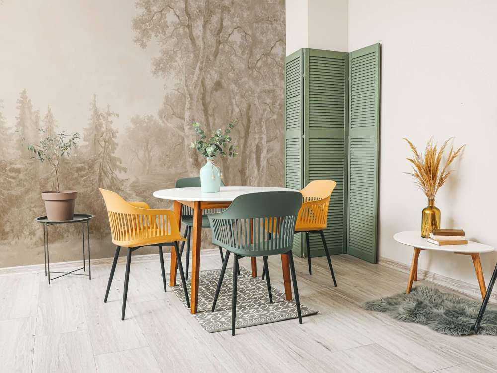 Paysage forestier beige #1