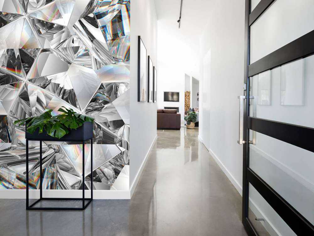 Gros plan de diamants