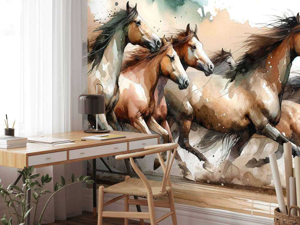 Chevaux au galop