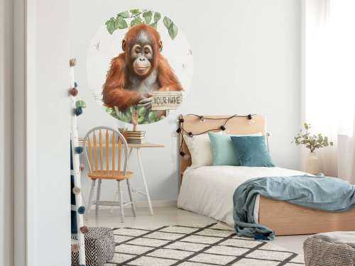 Jeune orang-outan dans la jungle