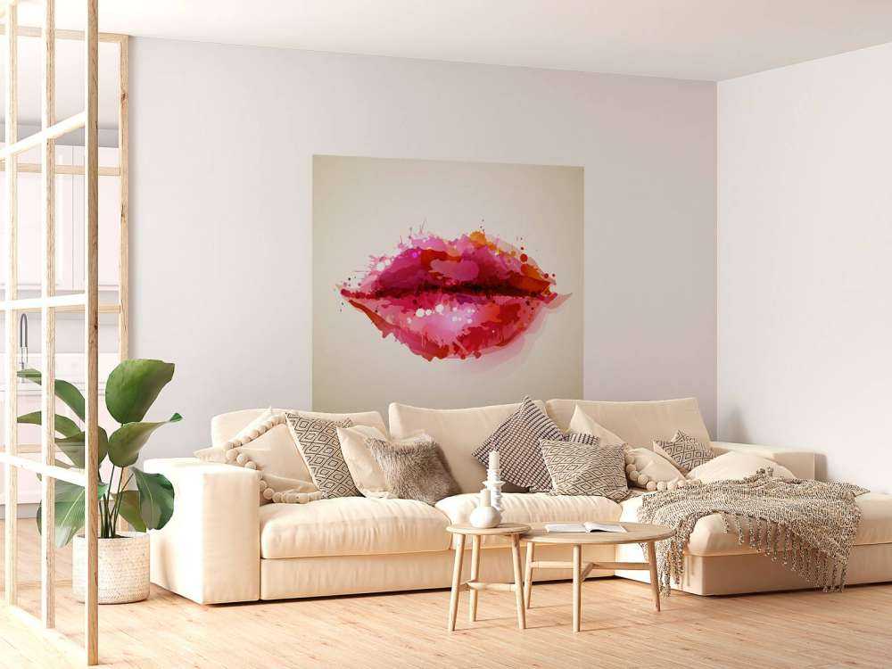 Lèvres rouges de femmes