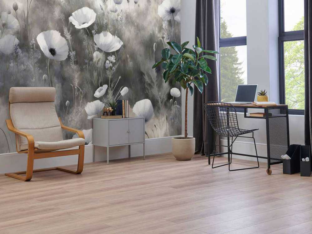 Danse de fleurs sauvages - gris