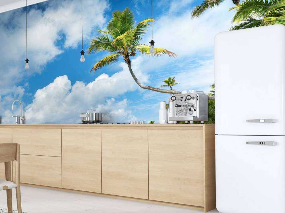 Palmiers au lagon turquoise