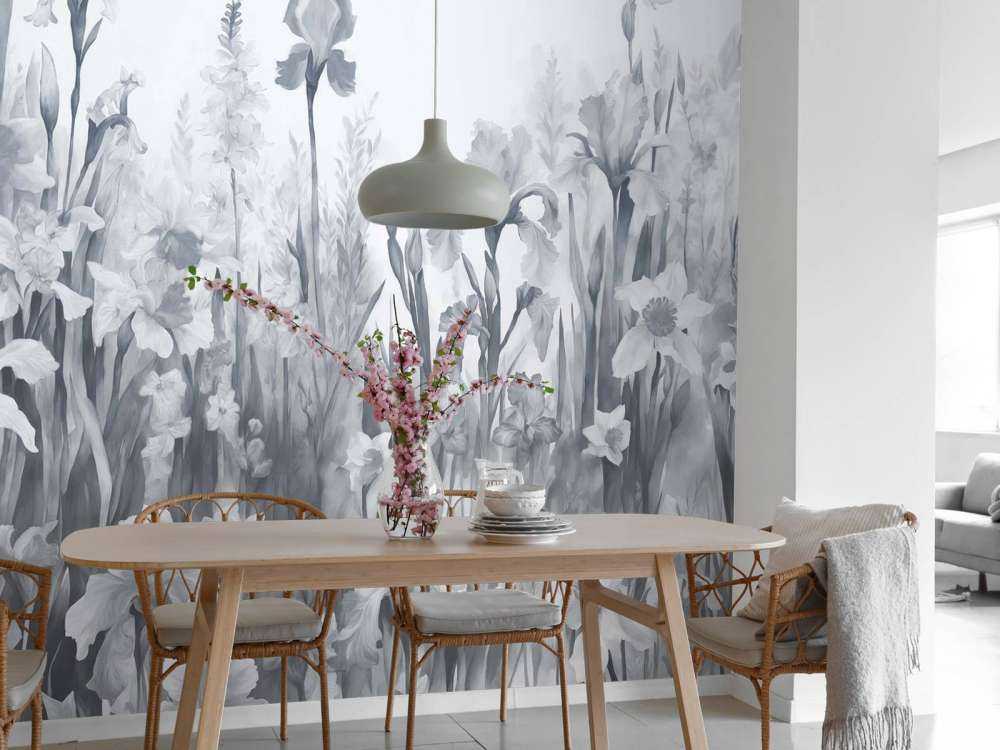 Printemps parfumé - bleu marine