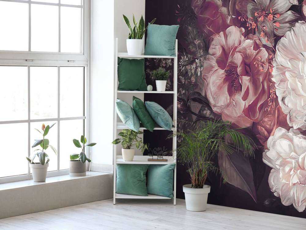 Bouquet avec lilas rouge