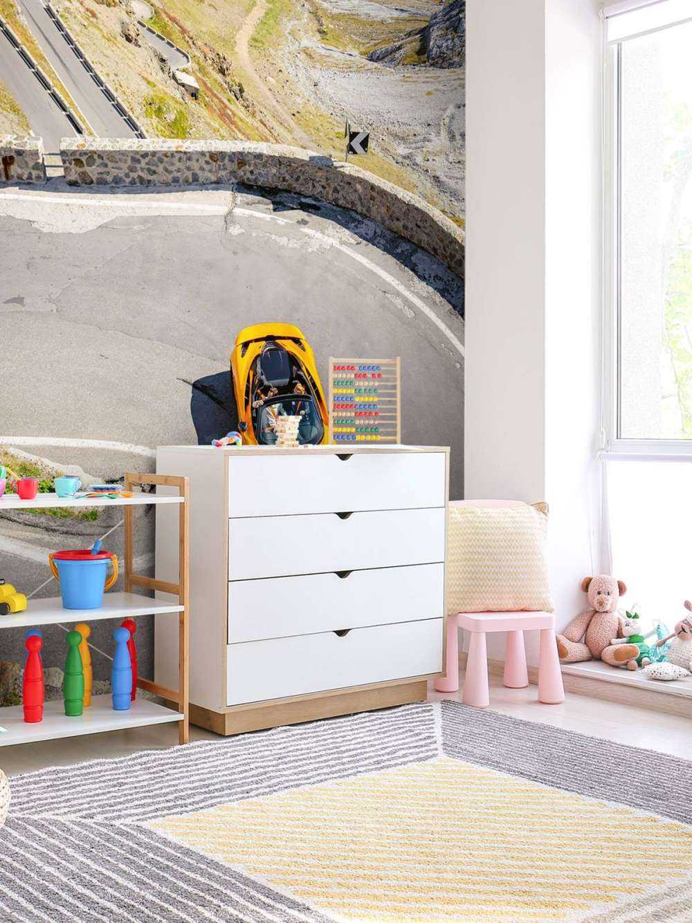 McLaren sur le Stelviopas - couleur