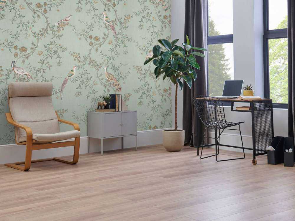 Faisans en gracieuses volutes