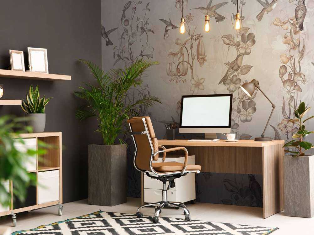 Fleurs de pré et de jardin jaune clair