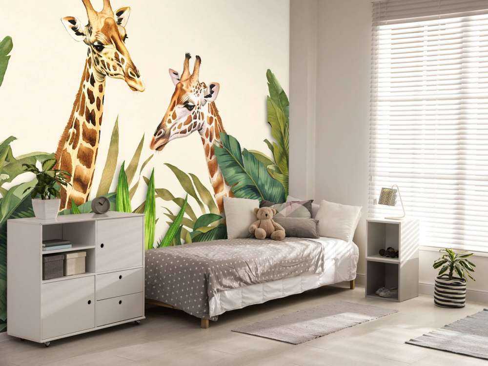 Paradis des girafes et de la faune exotique