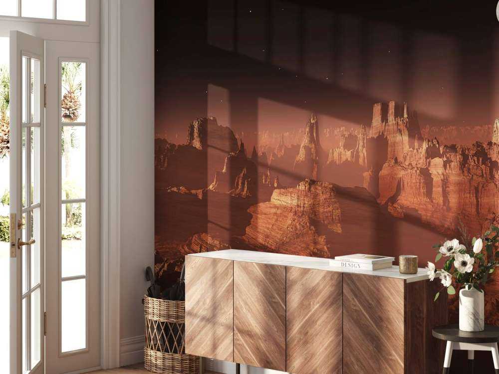 Coucher de soleil sur Mars