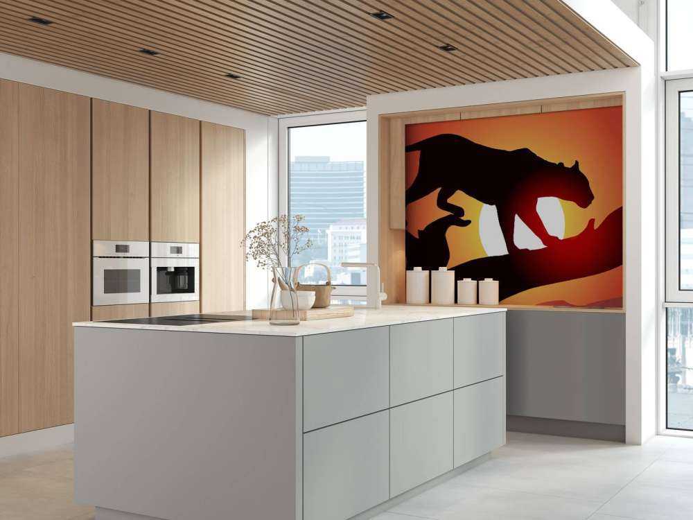 Silhouette de panthère