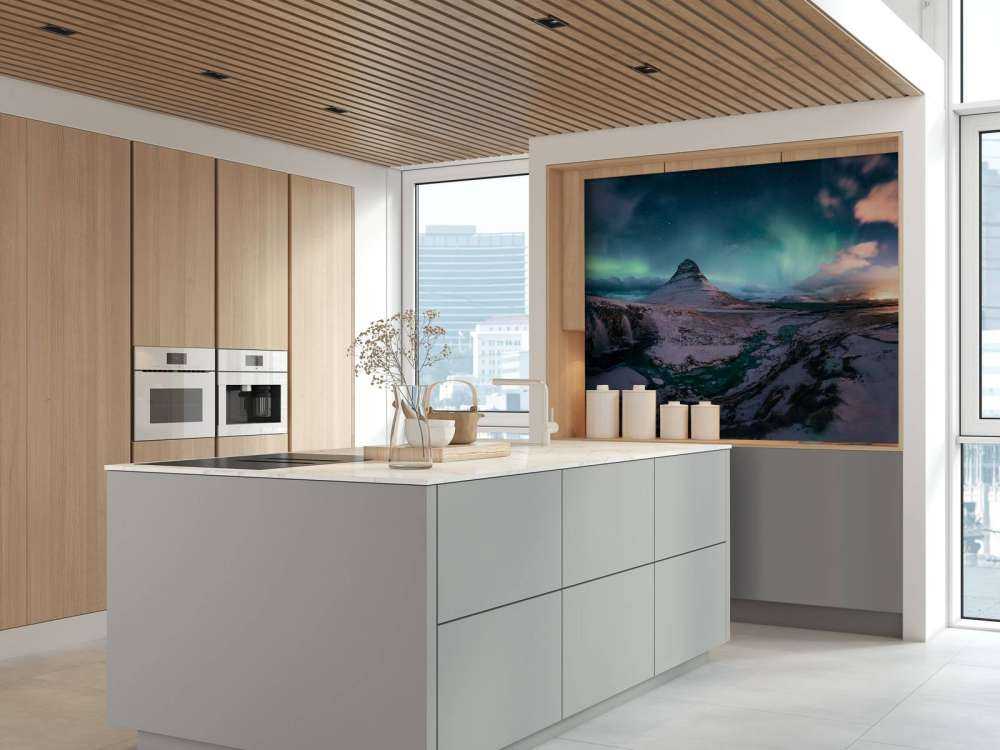 Kirkjufell avec aurores boréales