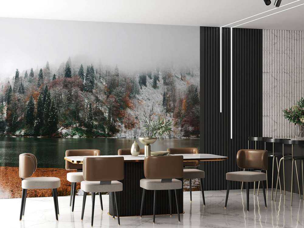 Doux paysage d'automne