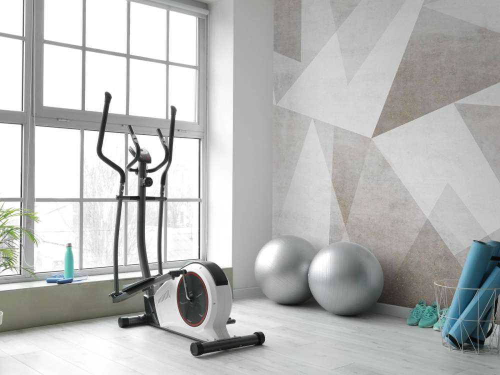 Jeu de lumière géométrique aspect béton