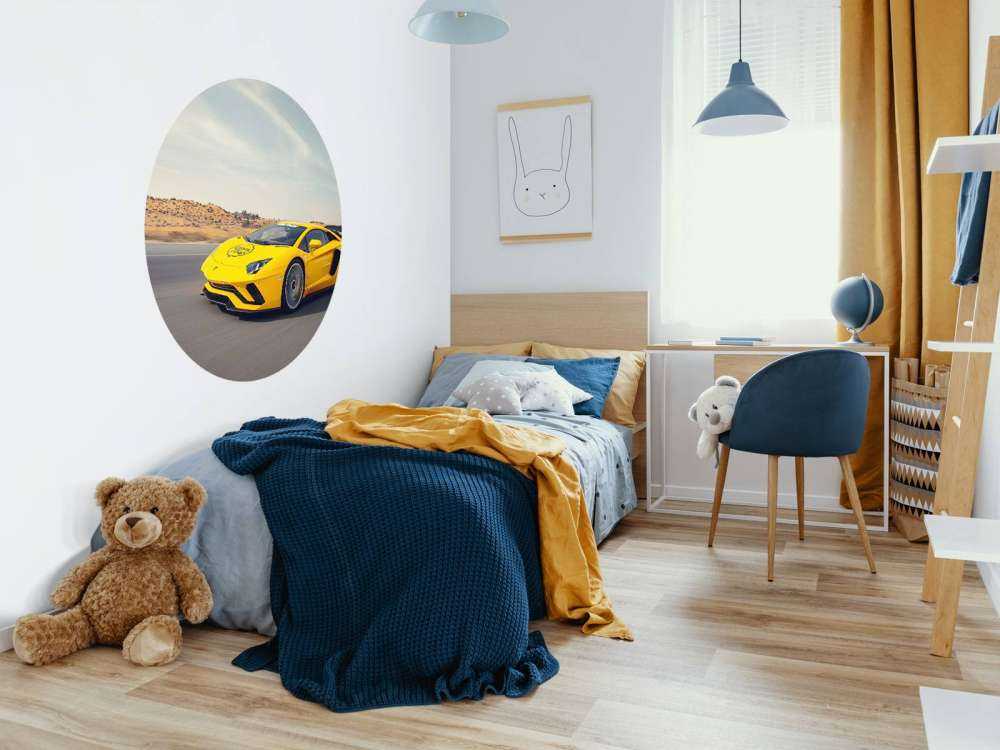 Lamborghini Aventador en action