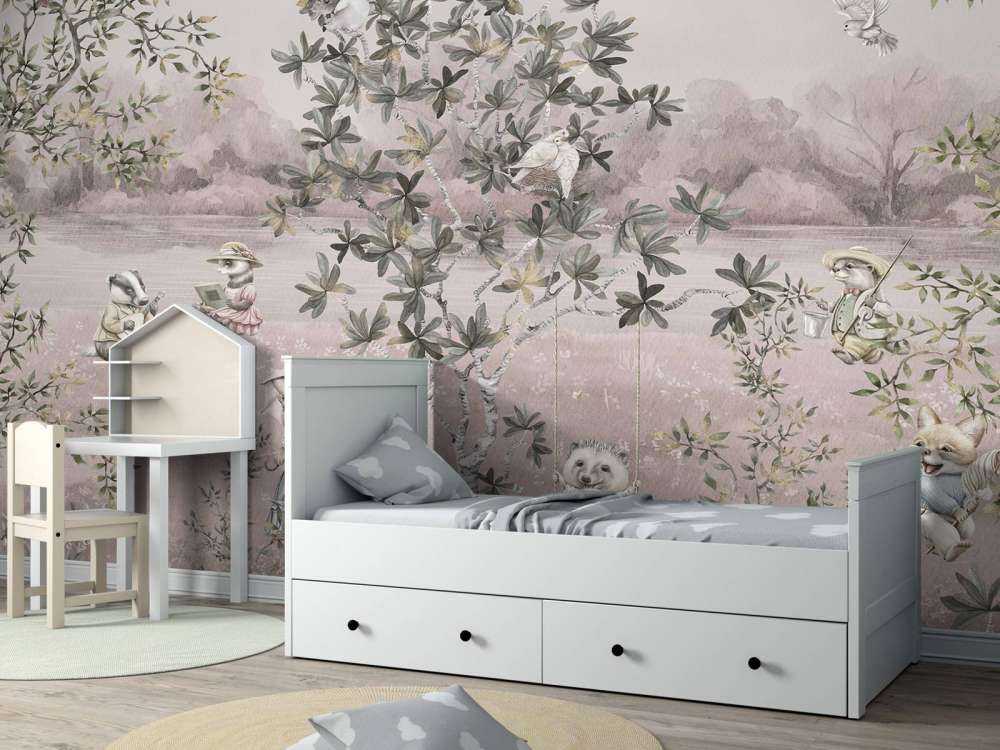 Animaux Vintage - Rose