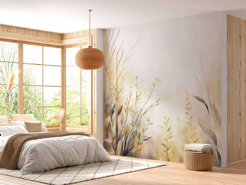 Jardin de paix - jaune doré