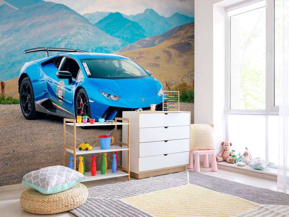 Lamborghini Huracán STO dans les montagnes