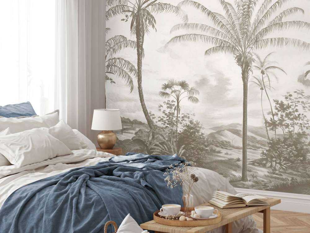 Tropiques romantiques taupe