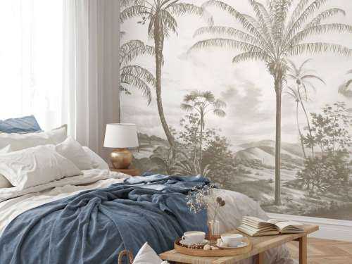 Tropiques romantiques taupe
