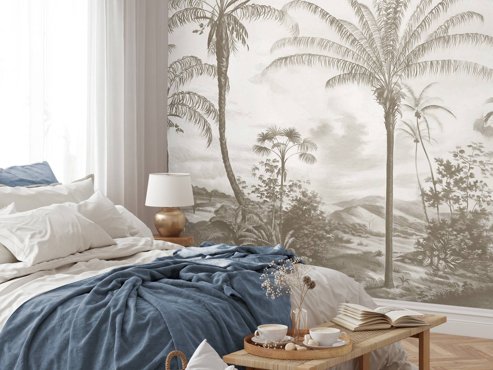 Tropiques romantiques taupe