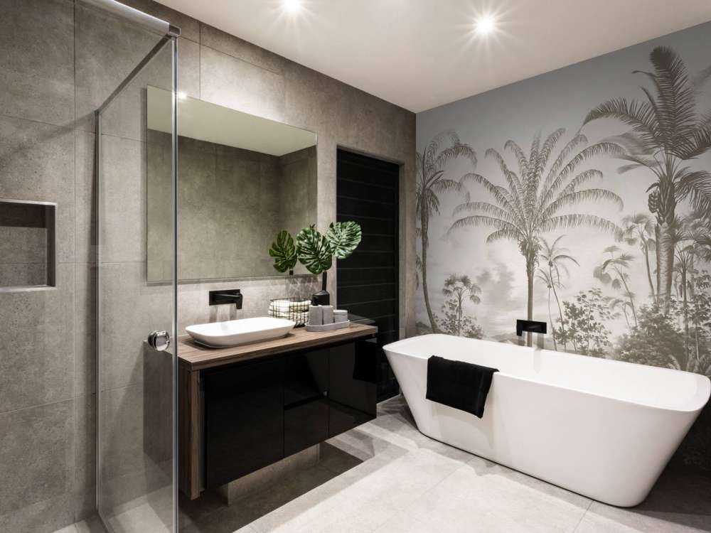 Tropiques romantiques taupe