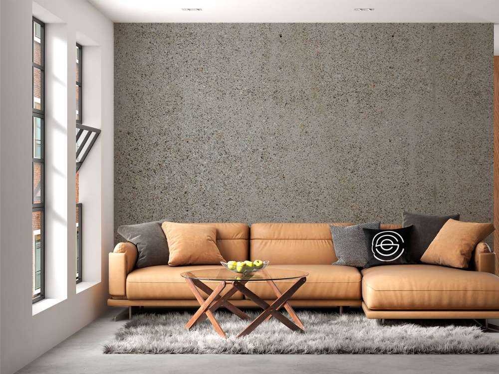 Béton avec grosses pierres