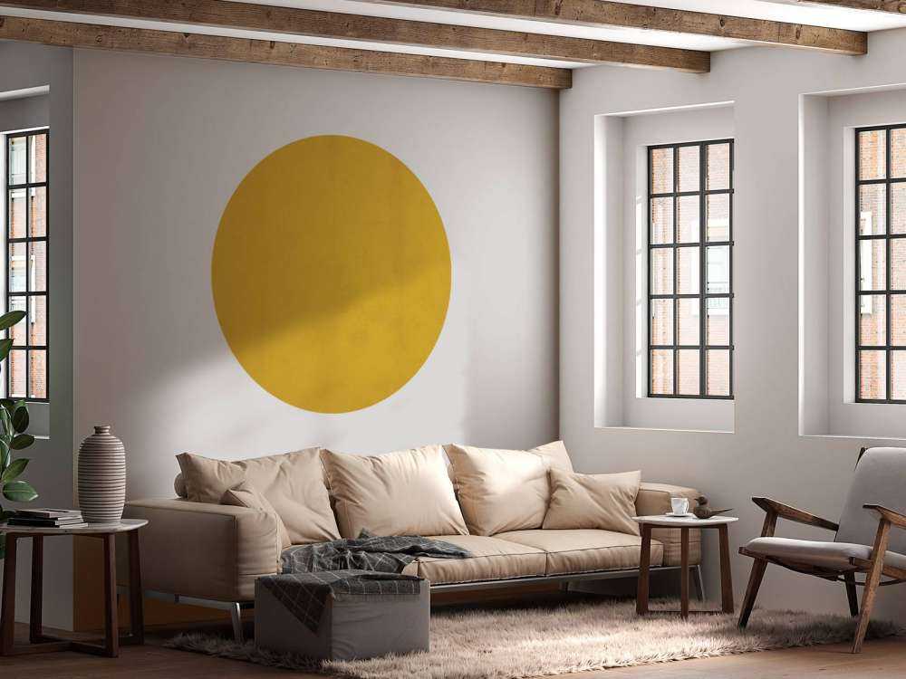 Béton brun jaune