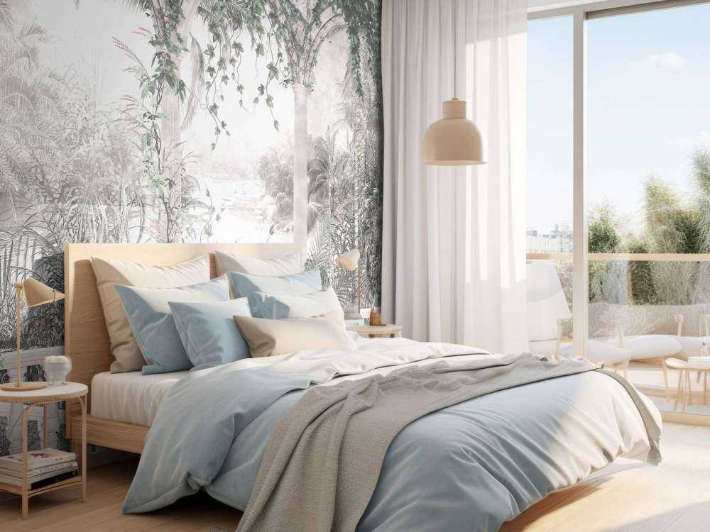 Arbres tropicaux et feuilles