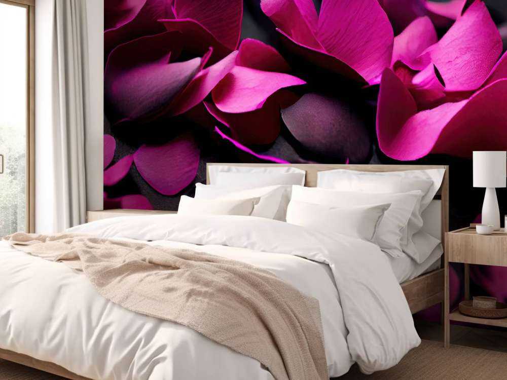 Hortensias rose foncé