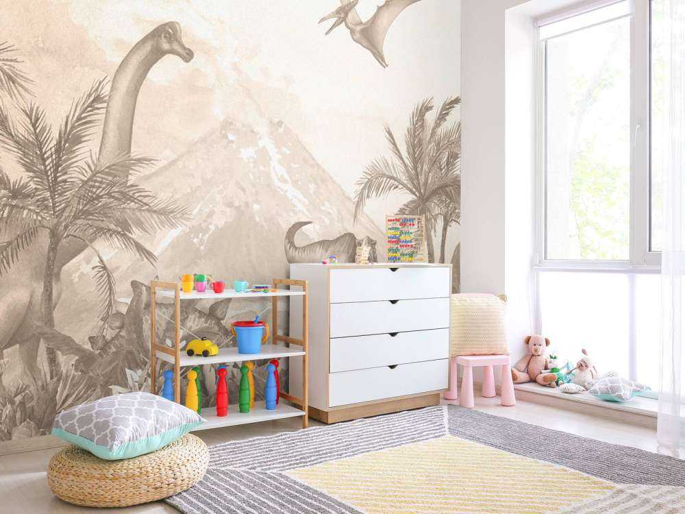 Divers dino's en taupe