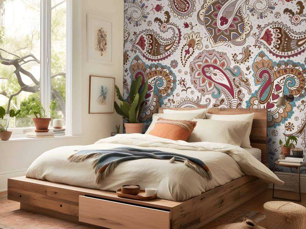 Fond de fleurs colorées