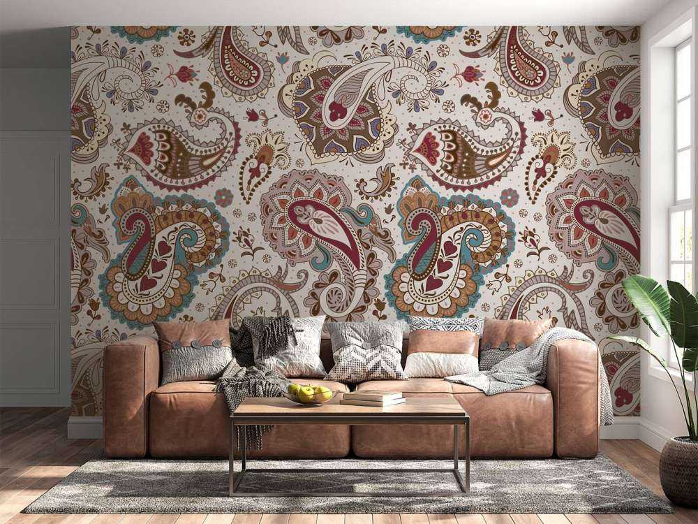 Fond de fleurs colorées