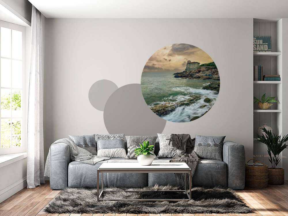 Vieux château sur la côte