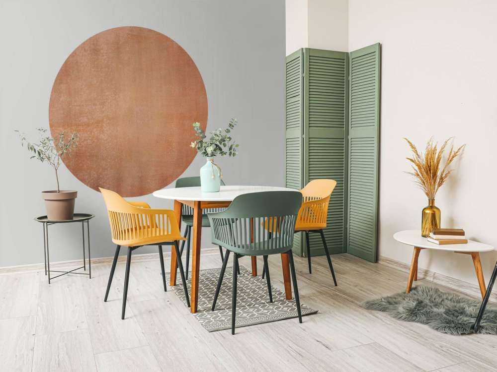 Béton terracotta avec balayage