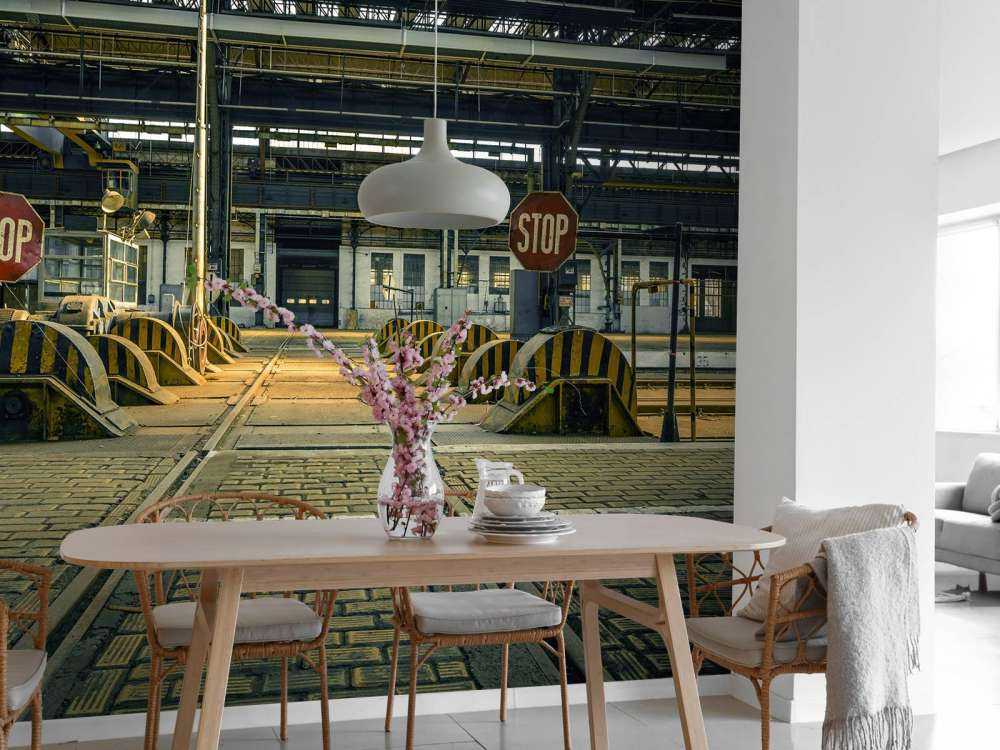 Hall industriel désaffecté