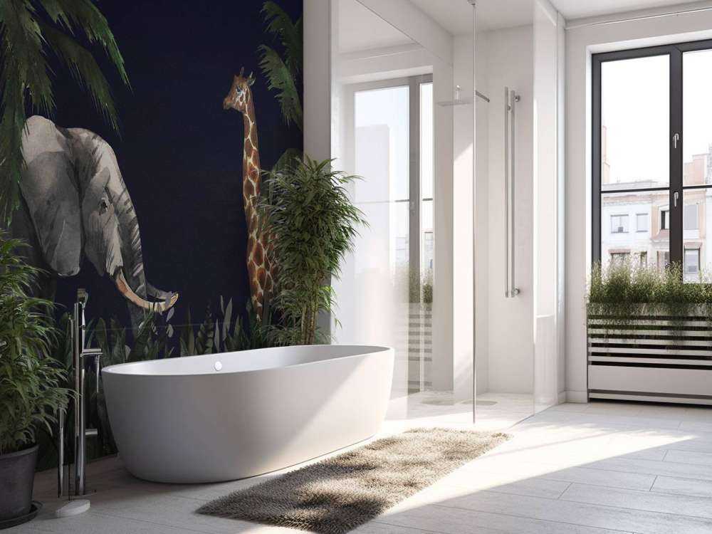 Les animaux de la jungle la nuit