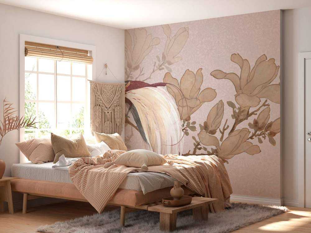 Bird of paradise chinoiserie