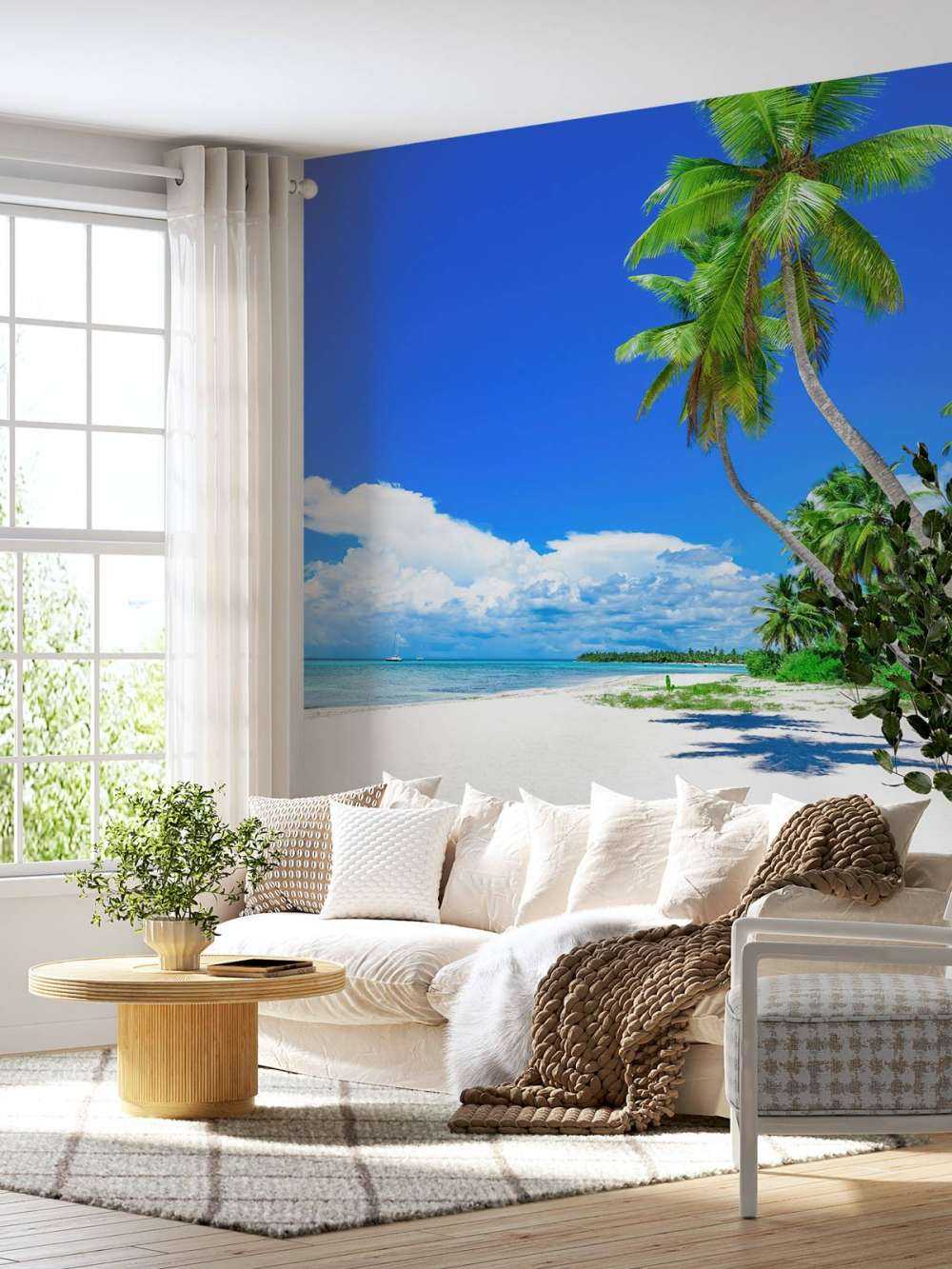 Une plage tropicale paradisiaque