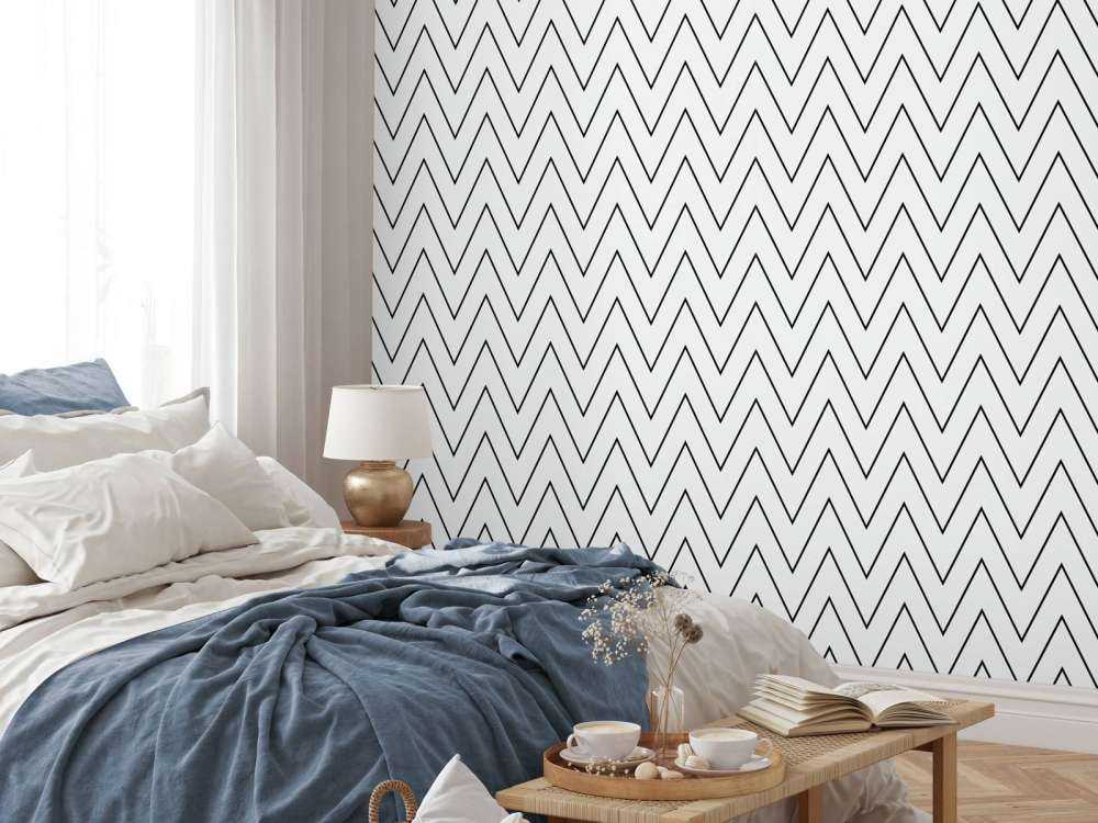Motif en zigzag