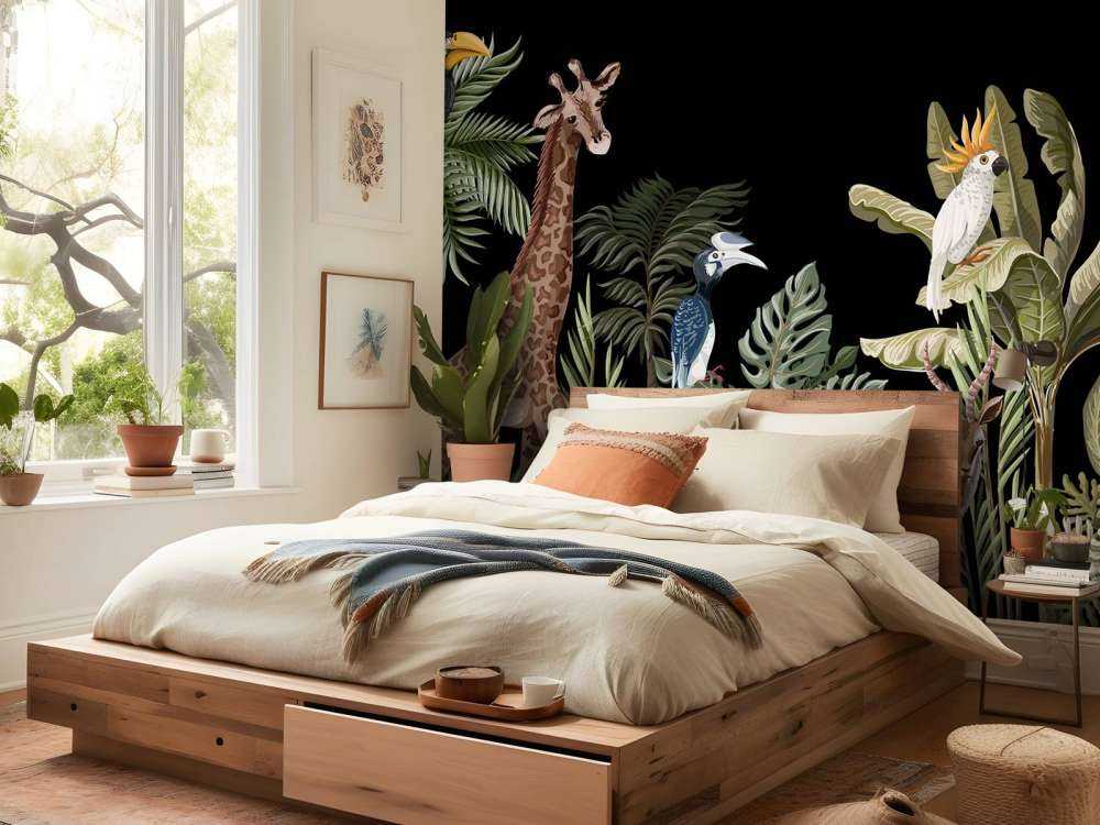 Divers animaux de la jungle