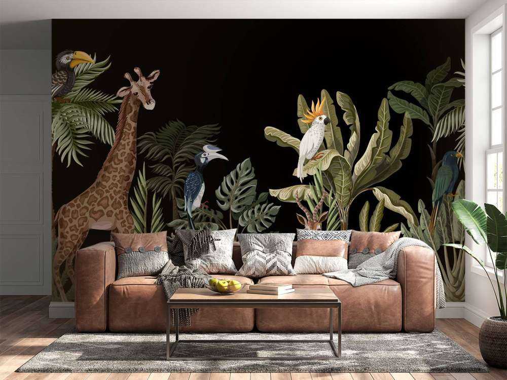 Divers animaux de la jungle