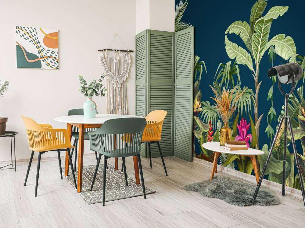Fleurs et arbres de la jungle
