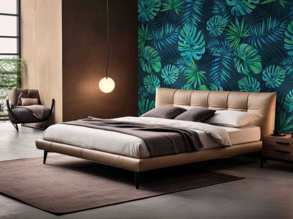 Plantes tropicales en aquarelle